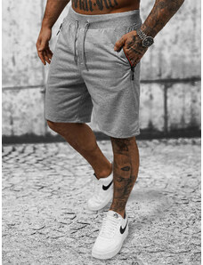 Pantalón corto de hombre gris OZONEE JS/8K290
