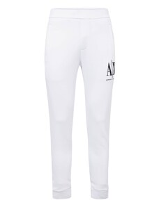 ARMANI EXCHANGE Pantalón negro / blanco