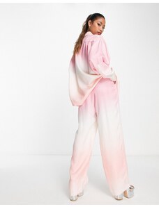 Pantalones rosas con diseño degradado de ASOS EDITION