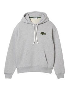 Lacoste Jersey Unisex Loose Fit Hoodie - Gris