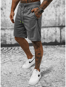 Pantalón corto de hombre grafito OZONEE JS/8K292