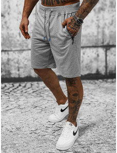 Pantalón corto de hombre gris OZONEE JS/8K292
