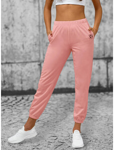 Pantalón de chándal para mujer rosa claro OZONEE O/SYM2192