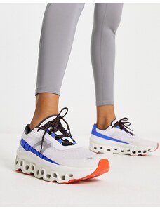 Zapatillas de deporte blancas y azul cobalto Cloudmonster de On Running-Blanco