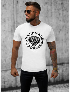 Camiseta de hombre blanco OZONEE NB/MT3019