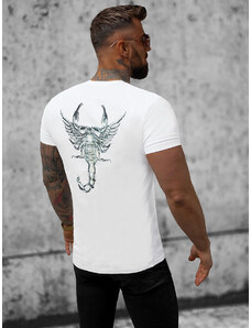 Camiseta de hombre blanco OZONEE NB/MT3057