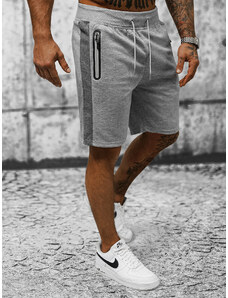 Pantalón corto de hombre gris OZONEE JS/8K927