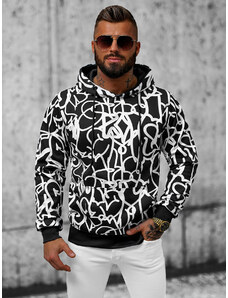 Sudadera de hombre negra OZONEE JS/3B572