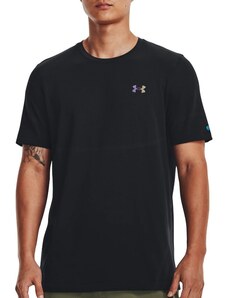 Camiseta Under Armour UA Rush Seamless Legacy SS-BLK 1376781-001 Talla L