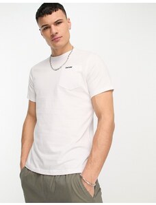 Camiseta blanca con bolsillos Langdon de Barbour-Blanco