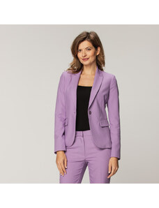 Willsoor Elegante chaqueta para mujer en color púrpura claro 14959