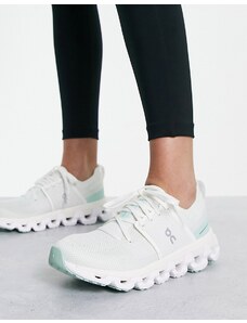 Zapatillas de deporte blancas y verde claro Cloudswift 3 de On Running-Blanco