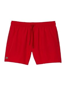 Lacoste Short Quick Dry Swim Shorts - Rouge Vert