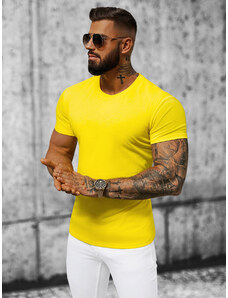 Camiseta de hombre amarilla claro OZONEE JS/712005/33Z