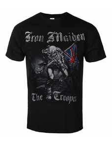 Camiseta metalica de los hombres Iron Maiden - bosquejado Soldado - ROCK OFF - IMTEE22MB