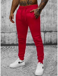 Pantalón de chándal de hombre rojo oscuro OZONEE JS/XW01/59Z