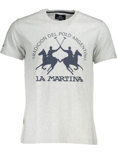 Camiseta La Martina Manga Corta Hombre Gris