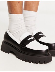 Koi Footwear Mocasines con suela gruesa Birch Monochrome de KOI-Black