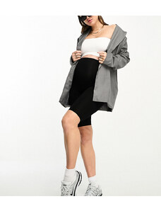 ASOS Maternity Pantalones cortos negros básicos estilo leggings por encima del vientre de ASOS DESIGN Maternity