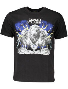 Camiseta Cavalli Class Manga Corta Hombre Negro