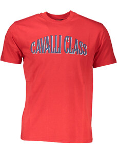 Camiseta Cavalli Class Manga Corta Hombre Roja