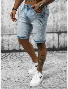 Pantalón corto de hombre azul claro OZONEE NB/MP0262BC