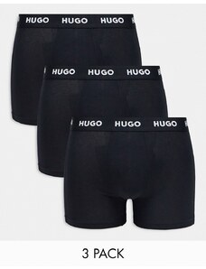 Hugo Red Pack de 3 calzoncillos negros de HUGO Bodywear