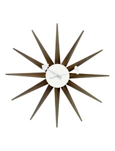 Vitra Sunburst Clock Nogal - Maceteros