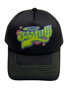 Ssstufff Candy Logo Trucker Hat Black/Green - Gorras