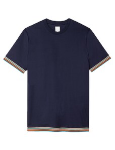 Paul Smith Signature Stripe' Trim T-Shirt - Camisetas