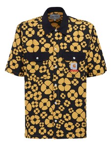 MARNI X CARHARTT WIP Camiseta Floral Manga Corta Amarilla - Camisetas