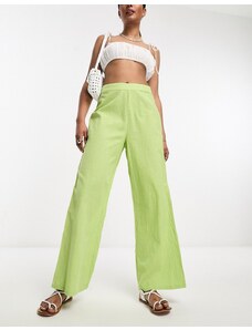 Pantalones verdes de pernera ancha de Lola May (parte de un conjunto)