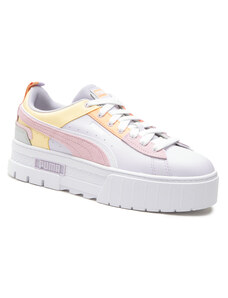 Zapatillas de mujer Puma violetas con motivos skate urbano