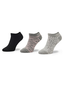 3 pares de calcetines cortos para mujer DKNY
