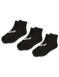 3 pares de calcetines cortos unisex Asics