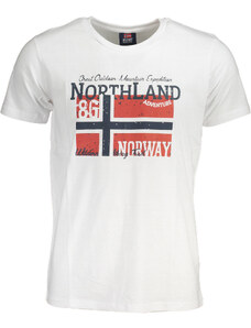 Norway 1963 Noruega 1963 Camiseta Manga Corta Hombre Blanca