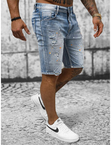 Pantalón corto de hombre azul claro OZONEE NB/MP0263BC