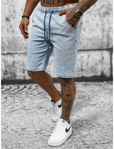 Pantalón corto de hombre azul claro OZONEE NB/MP0273BC