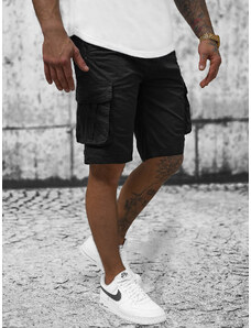 Pantalones cortos chinos de hombre negras OZONEE T/XX160086/1Z