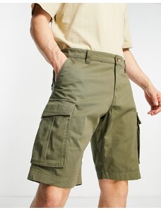 Pantalones cortos verdes cargo holgados de sarga de GANT