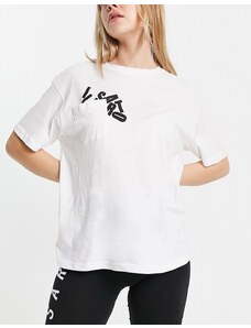 Camiseta blanca extragrande con logo revuelto de Il Sarto-Blanco