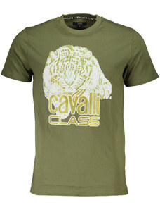 Camiseta Cavalli Class Manga Corta Hombre Verde