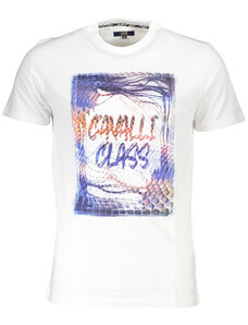 Camiseta Cavalli Class Manga Corta Hombre Blanco