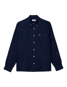 Lacoste Camisa manga larga Linen Casual Shirt - Marine