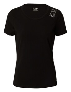 EA7 Emporio Armani Camiseta gris plateado / negro