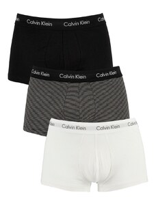 Calvin Klein Jeans Calzoncillos 3 Pack Low Rise Trunks
