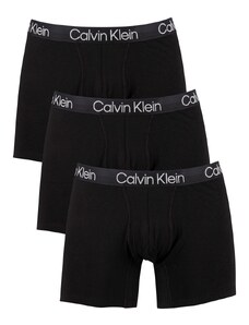 Calvin Klein Jeans Calzoncillos Pack De 3 Bóxers Con Estructura Moderna