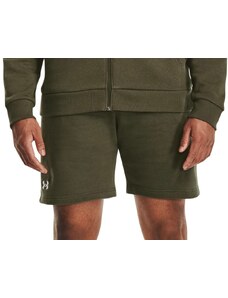 Pantalón corto Under Armour UA Rival Fleece Shorts-GRN 1379779-390 Talla S