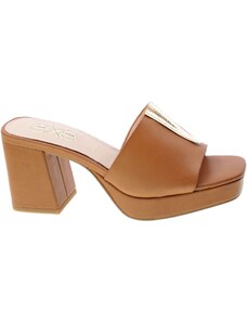 Exé Shoes Sandalias Mules Donna Cuoio Lina-579