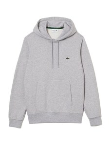 Lacoste Jersey Organic Brushed Cotton Hoodie - Grey